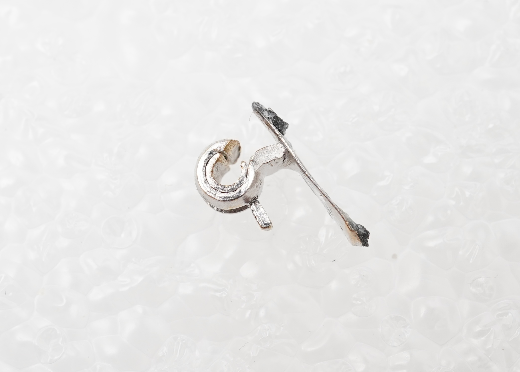 A diamond brooch, late 19th century and later